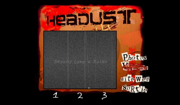 CD-ROM of a "Headust" album