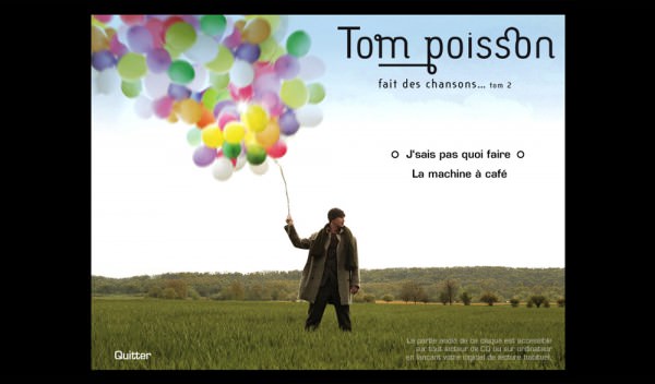 CD-ROM for the album of "Tom Poisson"